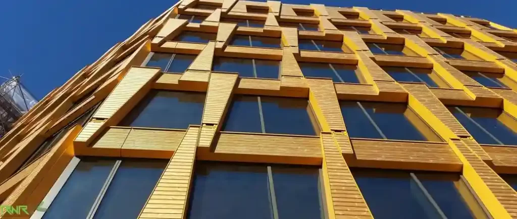 استفاده برای ساخت نمای چوبی ساختمان